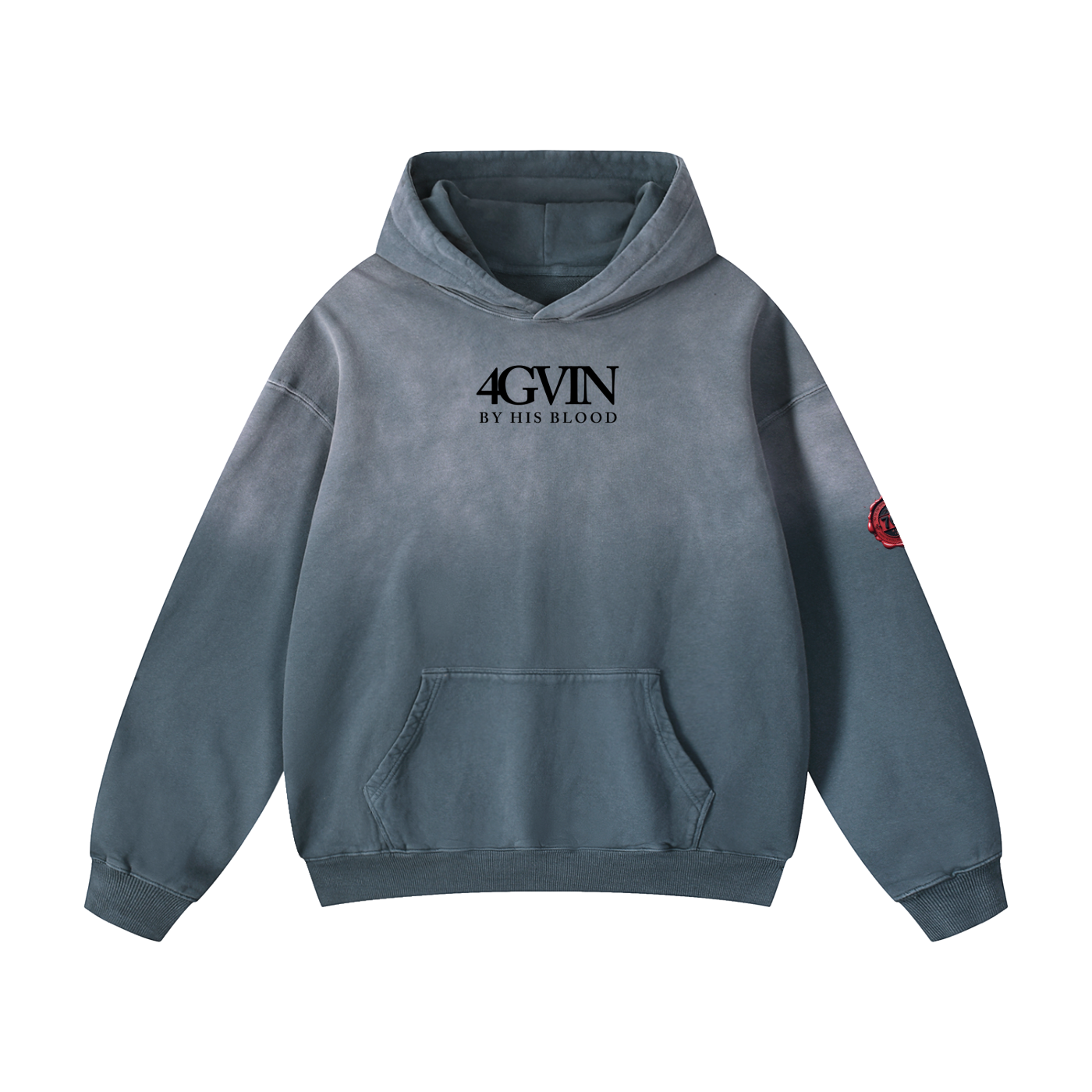 4GVIN Heavyweight Sunfade Oversized Hoodie