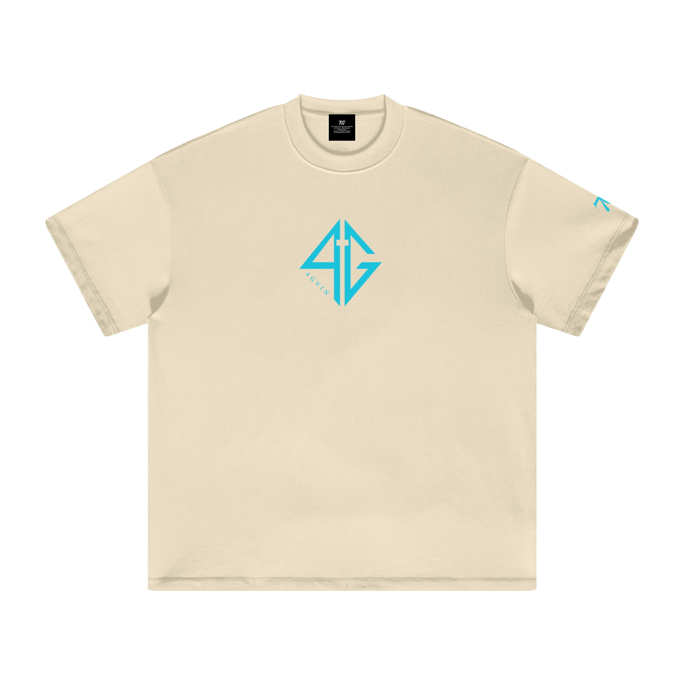 4GVIN ( No Fear ) Heavyweight Earth Tone T-Shirt