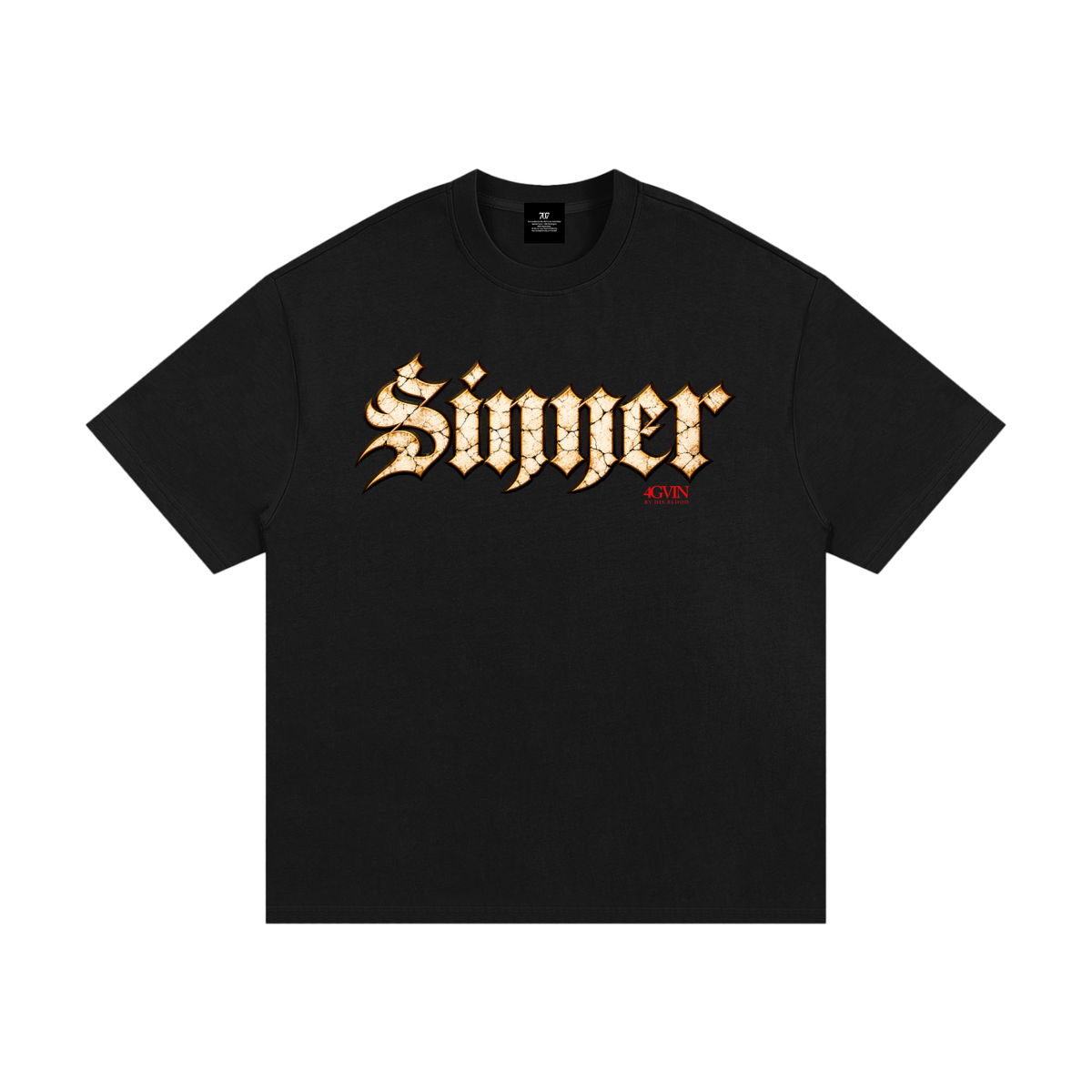 4GVIN ( Sinner ) Heavyweight Cotton T-Shirt