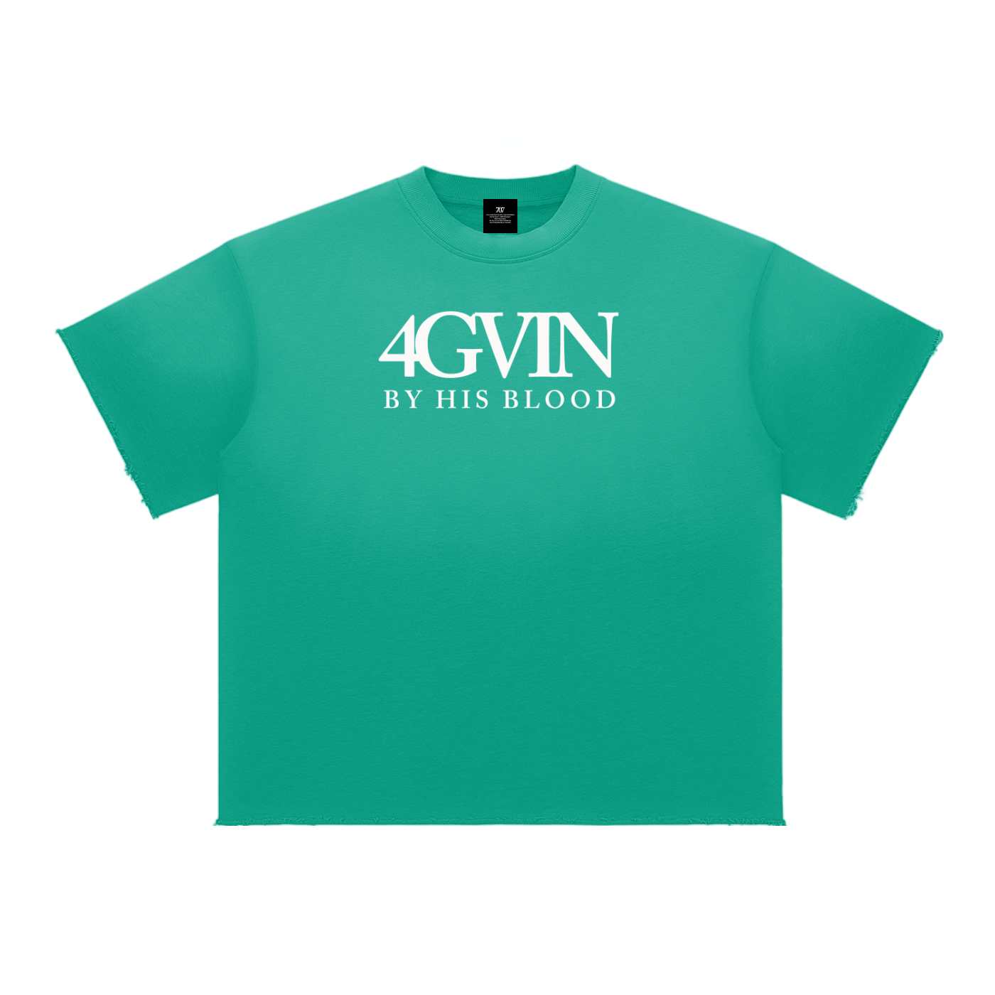 4GVIN Black "Jesus Is King" Graphic Tee