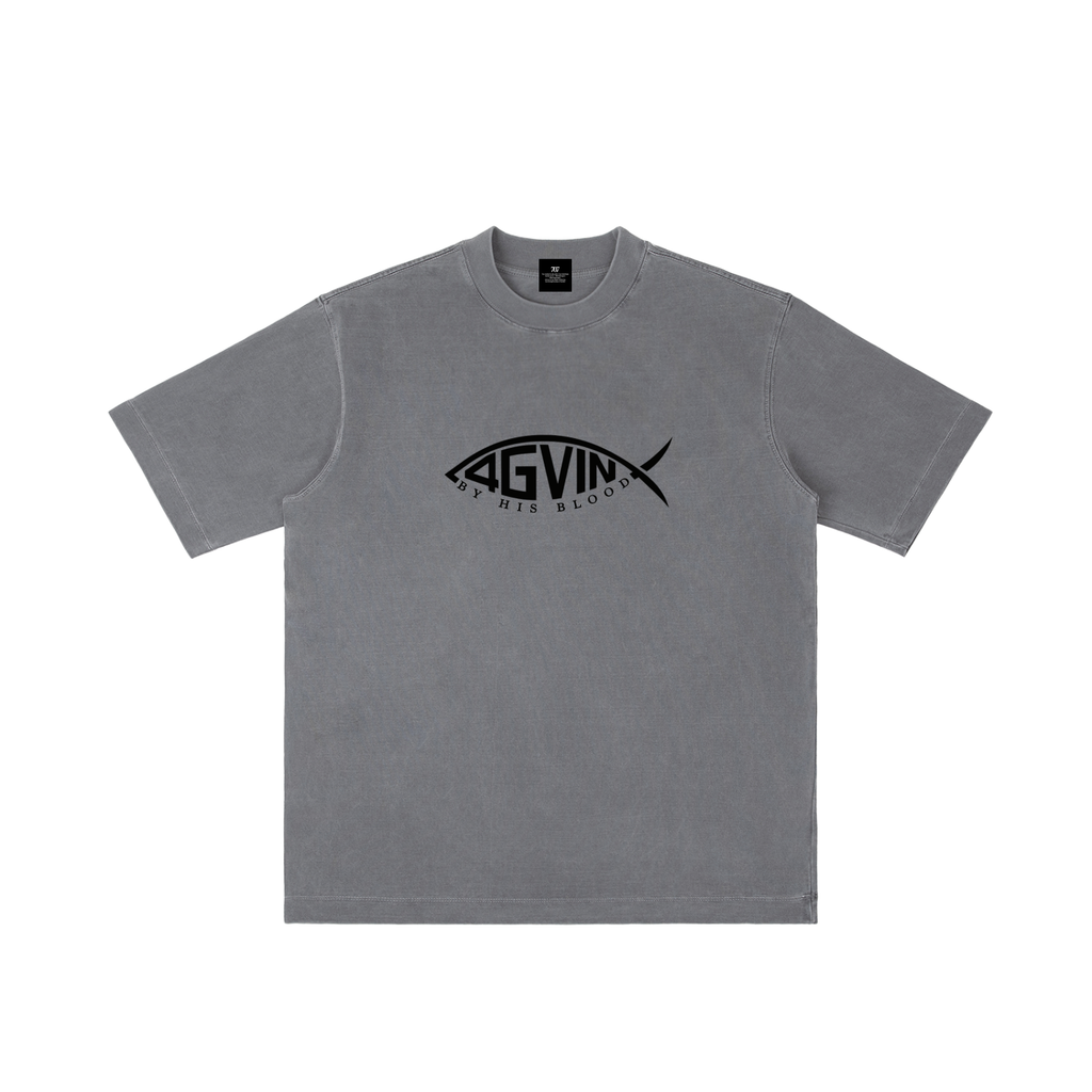 4GVIN ( Too Far ) Wash Drop Shoulder T-shirt