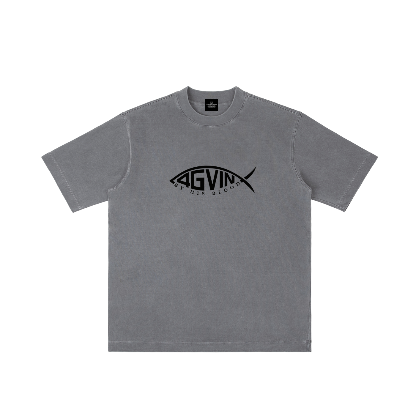 4GVIN ( Too Far ) Wash Drop Shoulder T-shirt