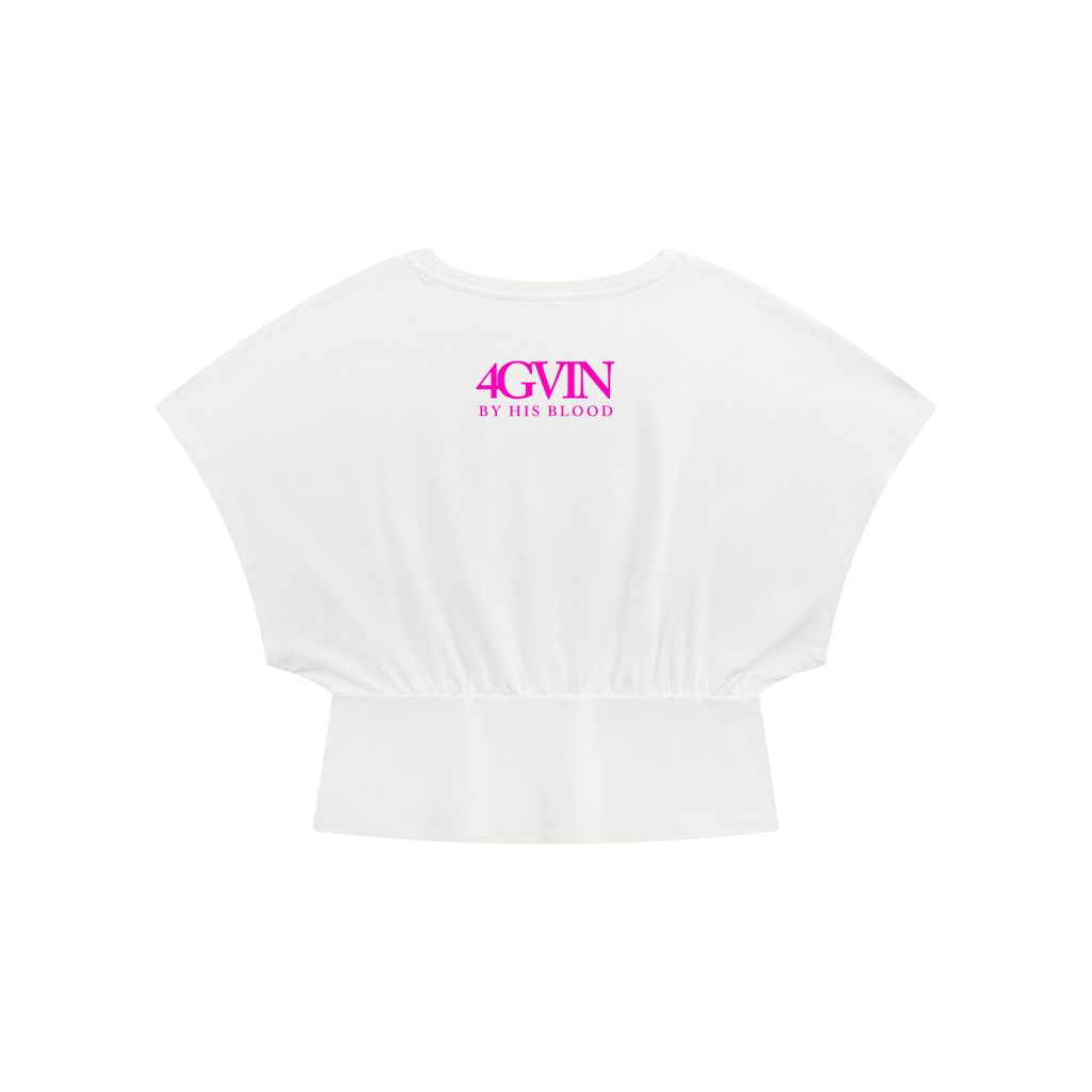 4GVIN Women’s Crop Dolman T-Shirt