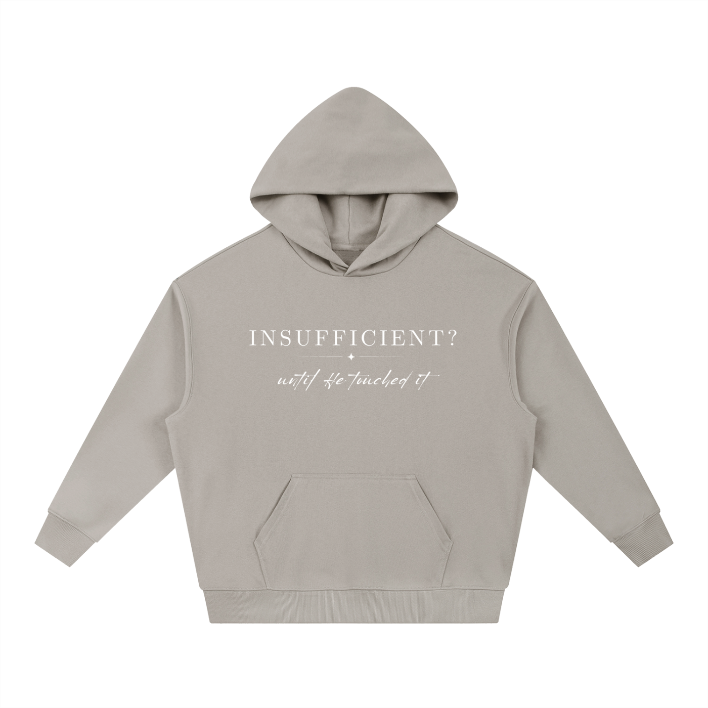 4GVIN ( 5 Panes ) Essential Boxy Heavyweight Drop-Shoulder Hoodie