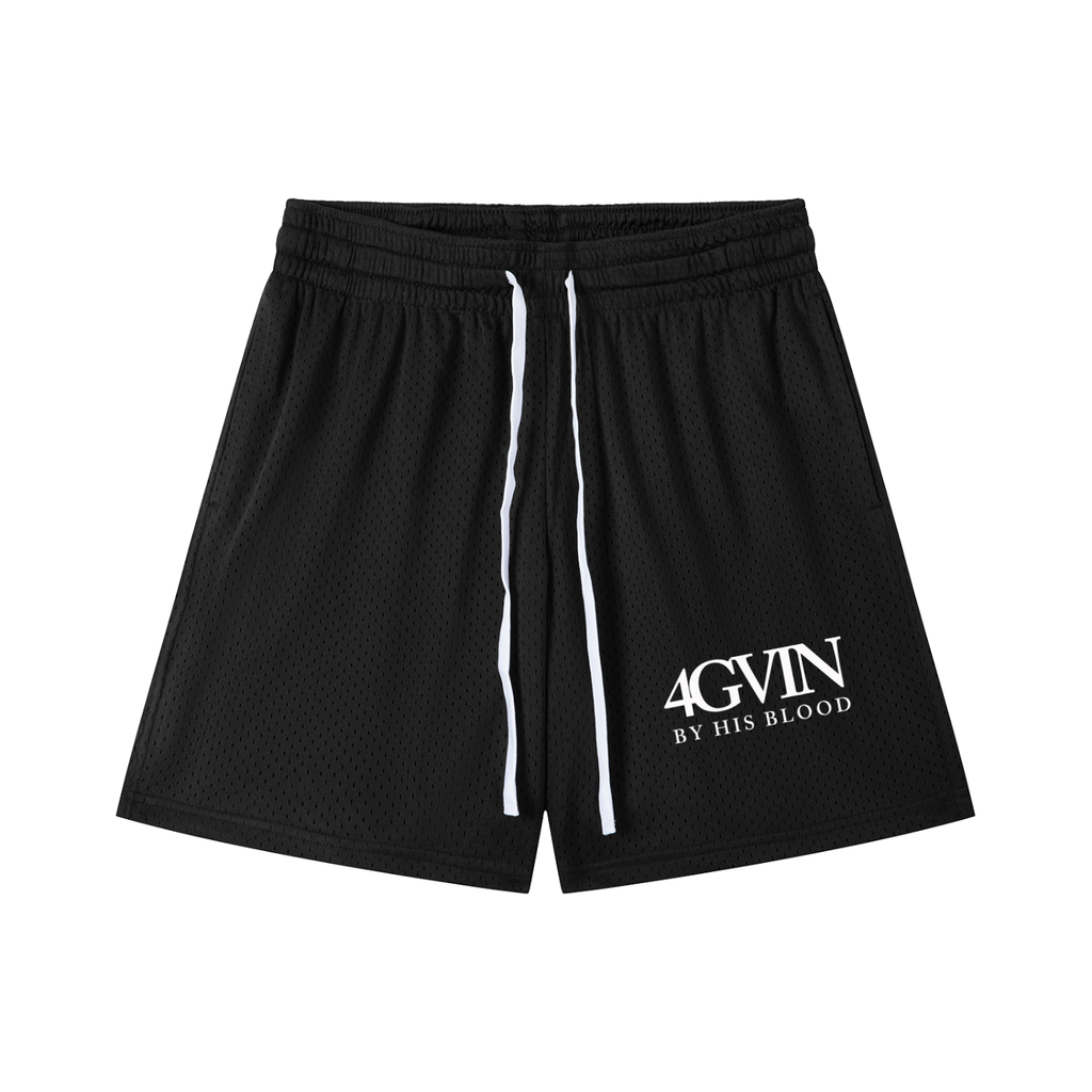 Mesh Drawstring Shorts