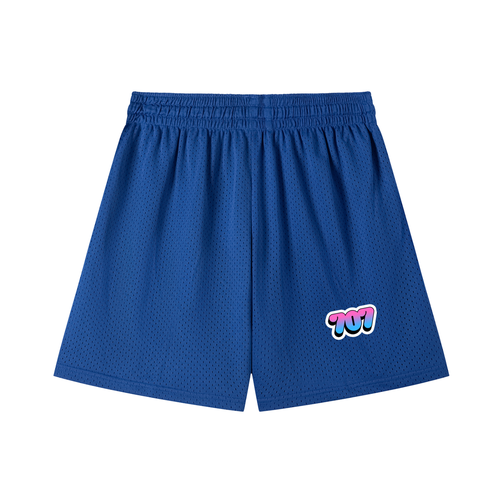 Mesh Drawstring Shorts