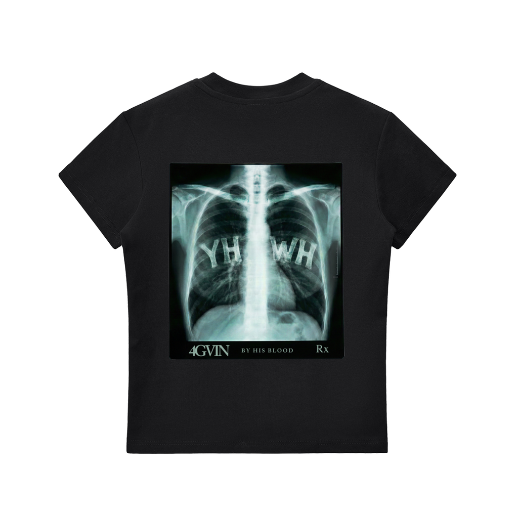 4GVIN "Breath of Life" Girls Essential Bodycon Crewneck T-Shirt