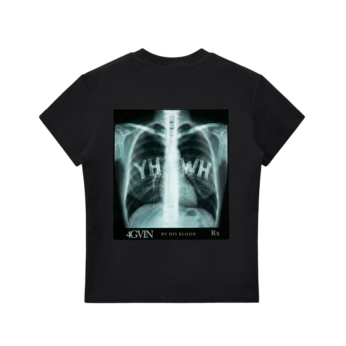 4GVIN "Breath of Life" Girls Essential Bodycon Crewneck T-Shirt