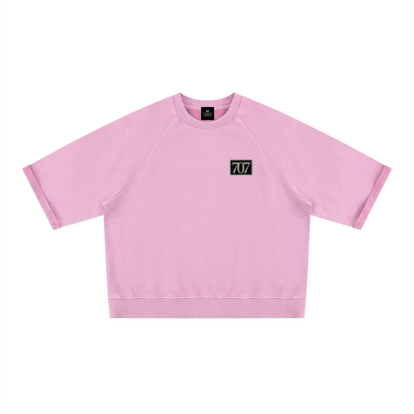4GVIN ( Parcho ) Unisex Vintage Wash Boxy Short Sleeve Sweatshirt