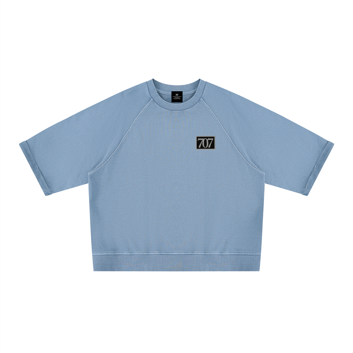 4GVIN ( Parcho ) Unisex Vintage Wash Boxy Short Sleeve Sweatshirt