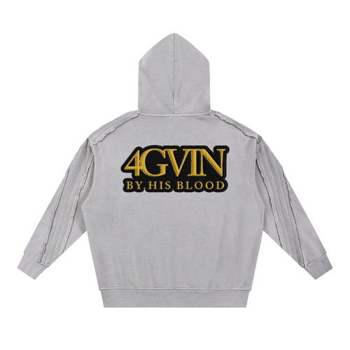 "707 Wax Seal" Deconstructed Hoodie 3d EFX