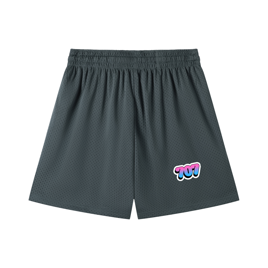Mesh Drawstring Shorts
