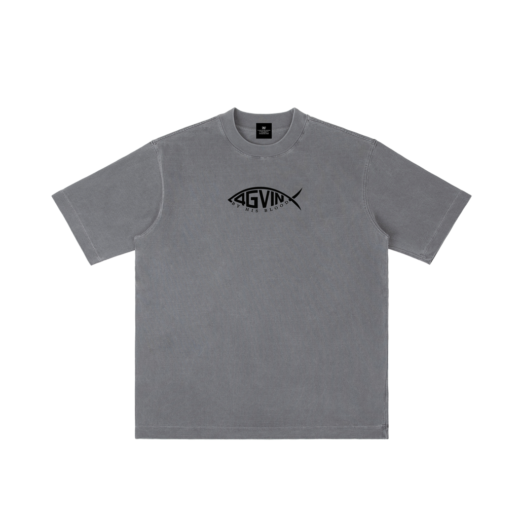 4GVIN ( Too Far ) Wash Drop Shoulder T-shirt