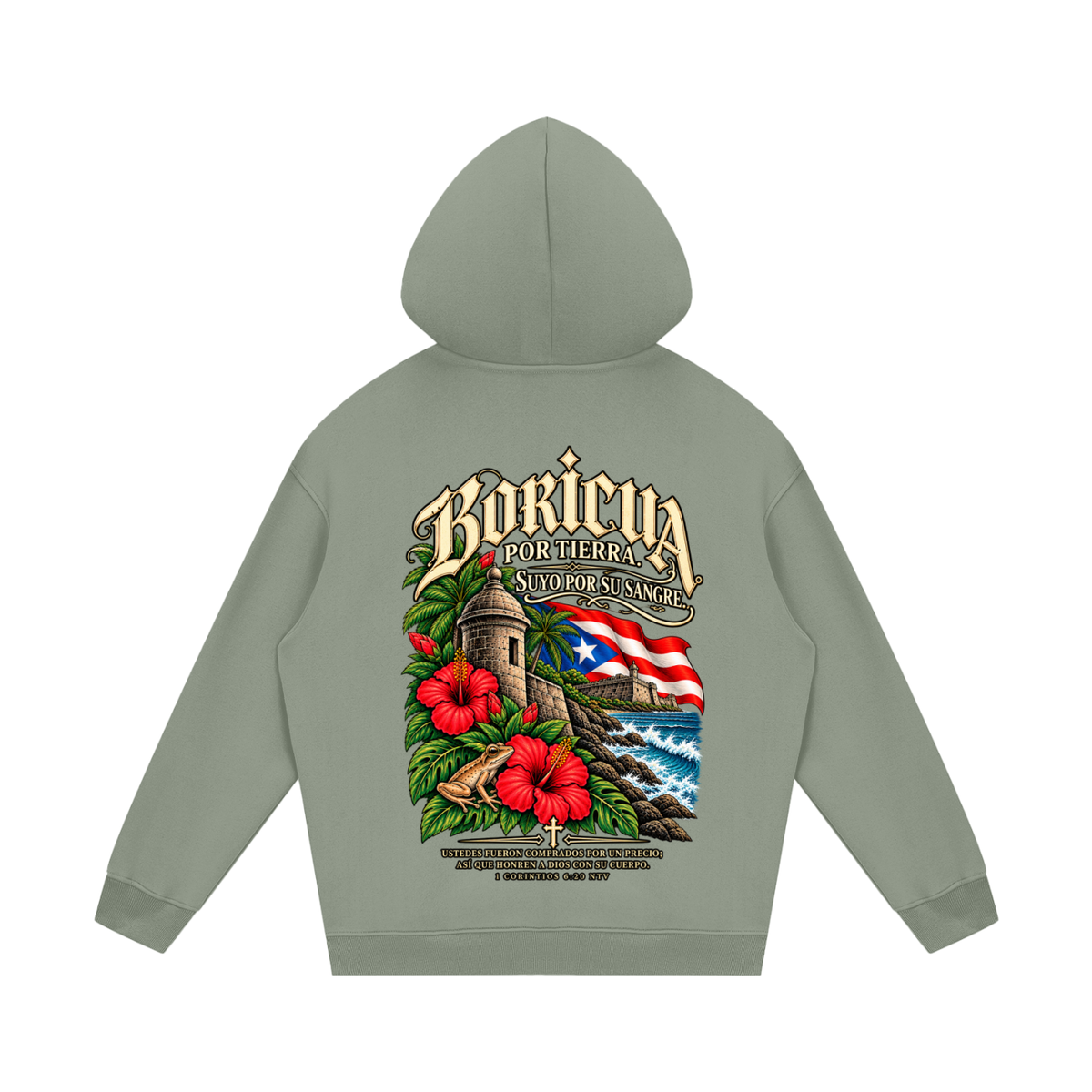 4GVIN ( Bori ) Streetwear Unisex Fleece Hoodie