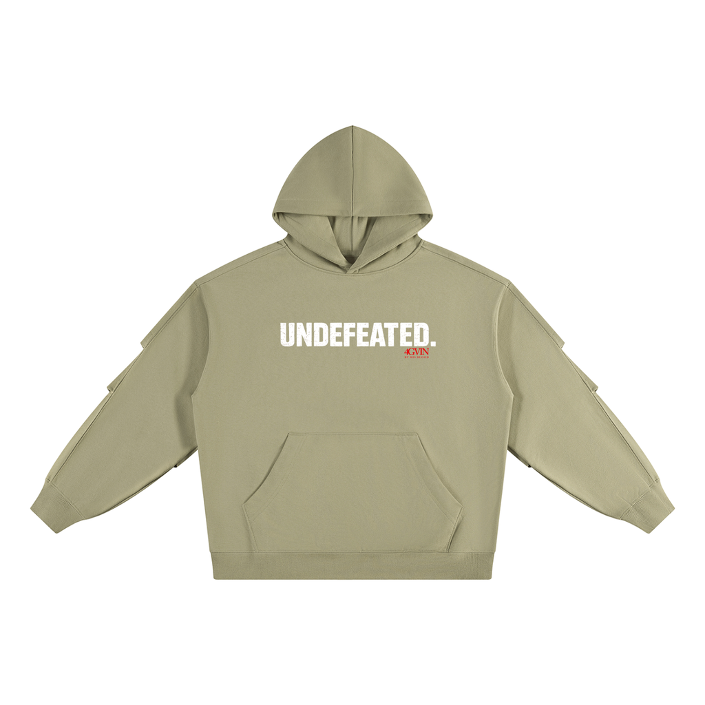 4GVIN ( No Lose ) Unisex Heavyweight Ruched Sleeves Hoodie