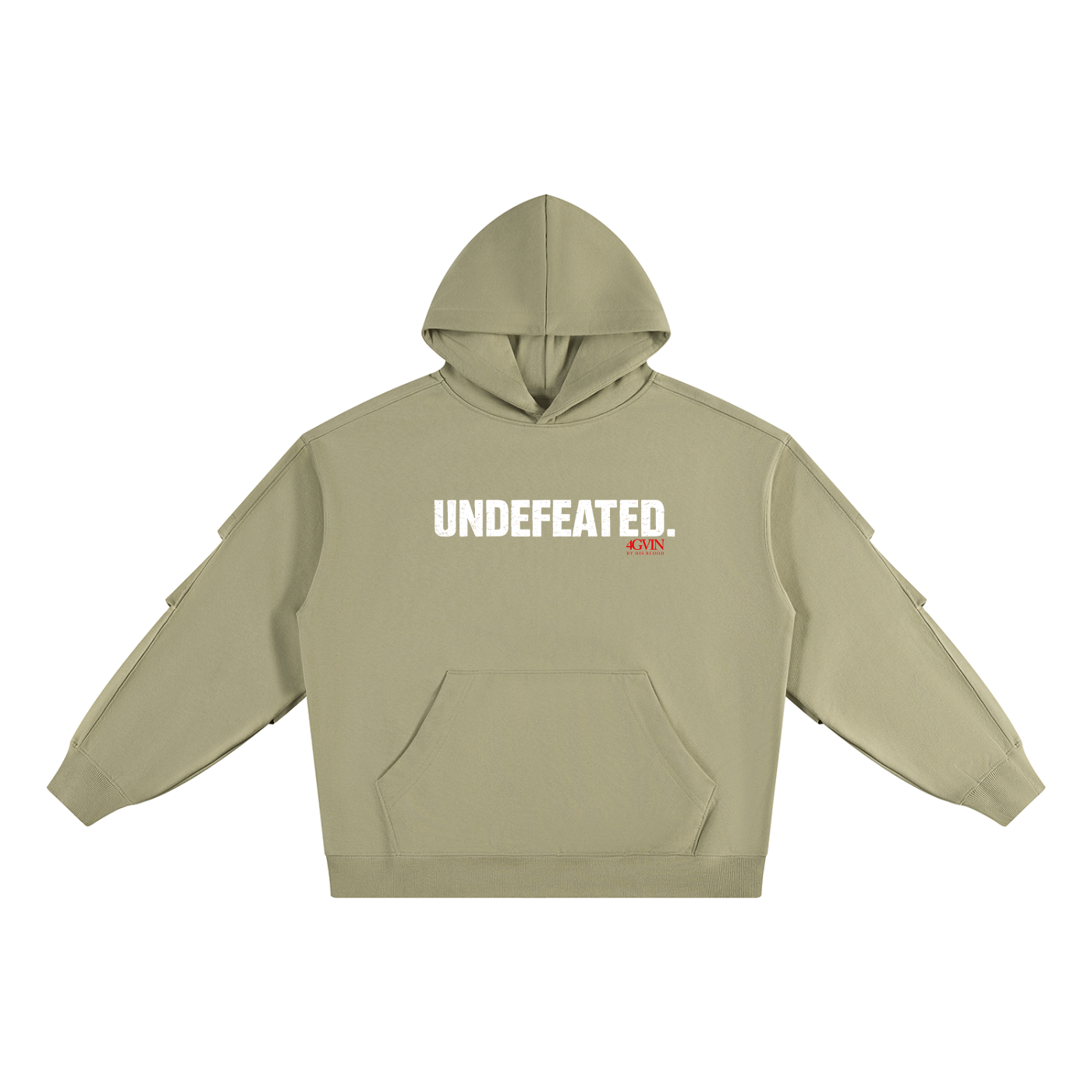 4GVIN ( No Lose ) Unisex Heavyweight Ruched Sleeves Hoodie