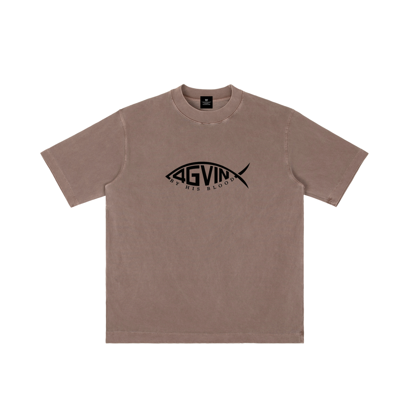 4GVIN ( Too Far ) Wash Drop Shoulder T-shirt