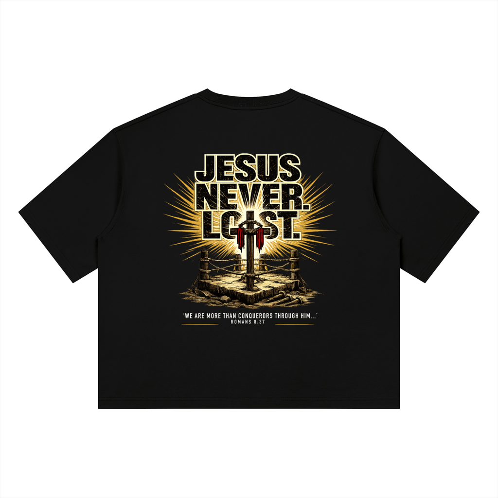 4GVIN ( Jesus Never ) Unisex Heavyweight Boxy T-Shirt