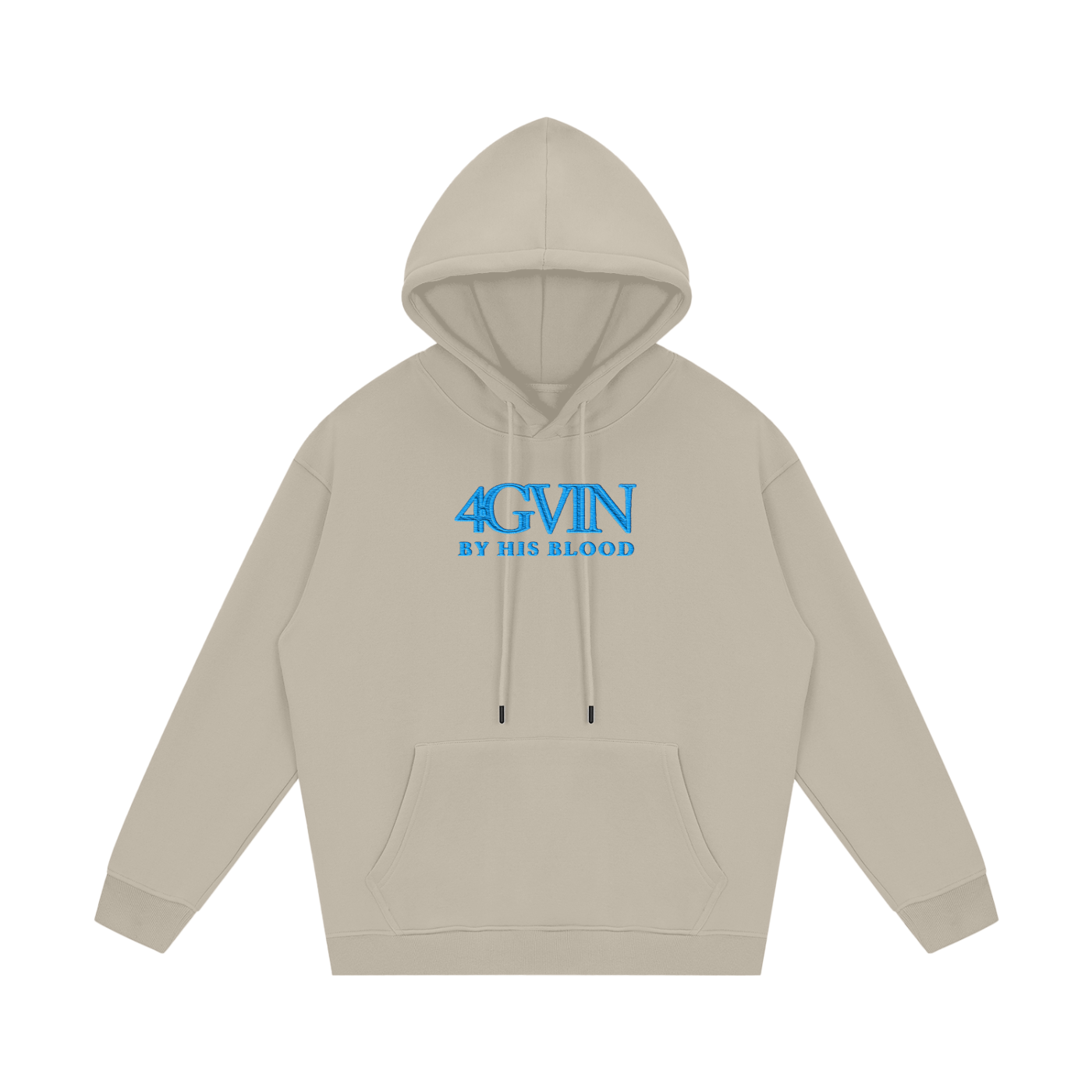 4GVIN Classic Unisex Cotton Hoodie BLUE
