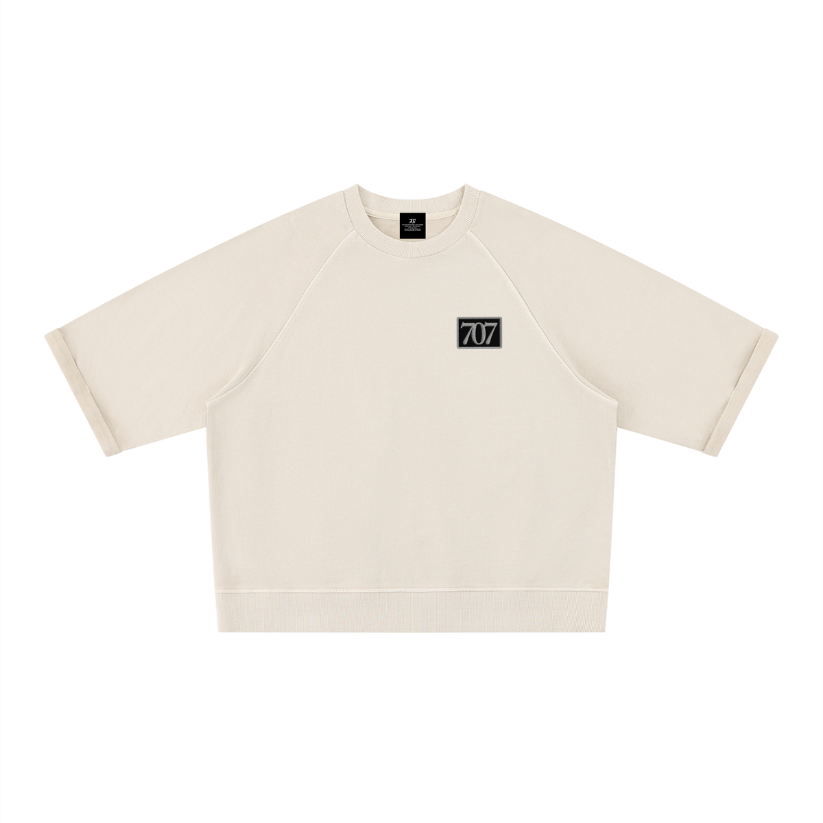 4GVIN ( Parcho ) Unisex Vintage Wash Boxy Short Sleeve Sweatshirt
