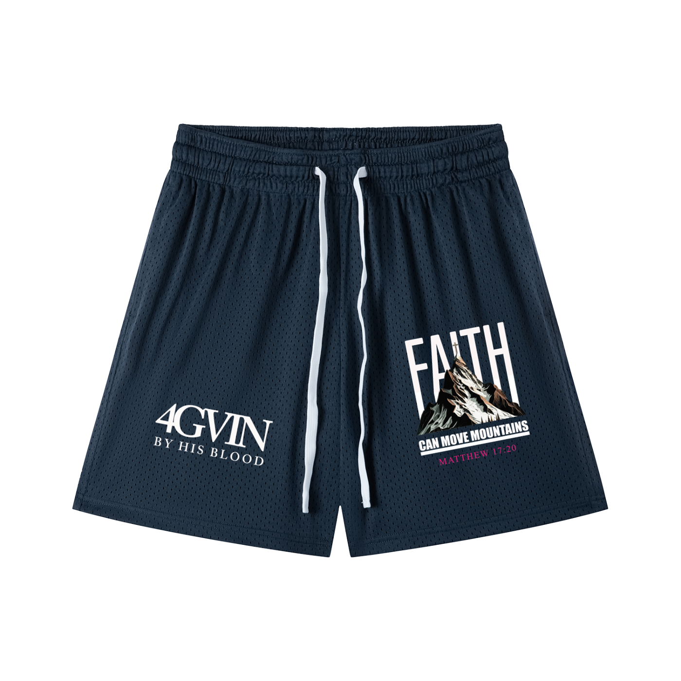 4GVIN ( Faith ) Mesh Drawstring Shorts