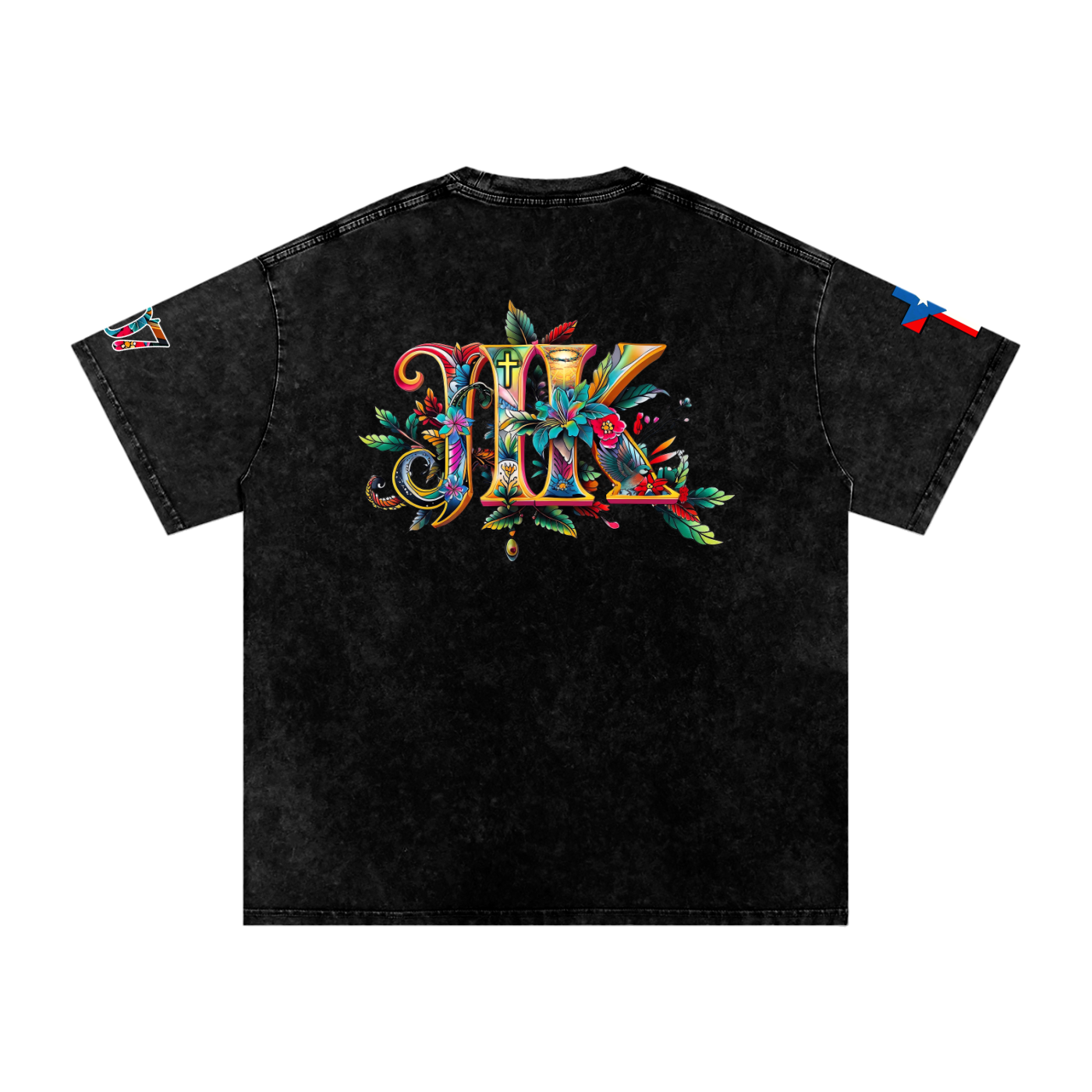 4GVIN Washed Oversized Cotton T-Shirt