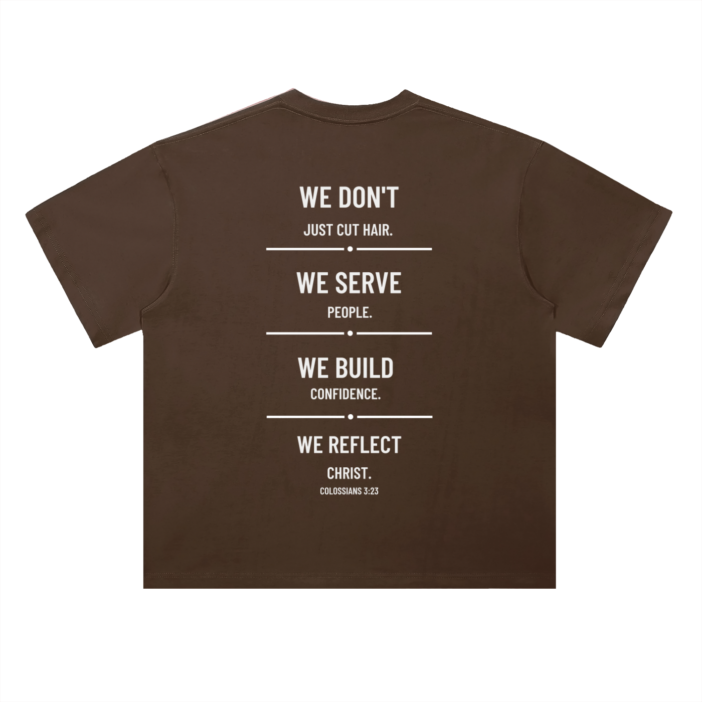 4GVIN ( Barber ) Heavyweight Drop Shoulder Cotton T-Shirt
