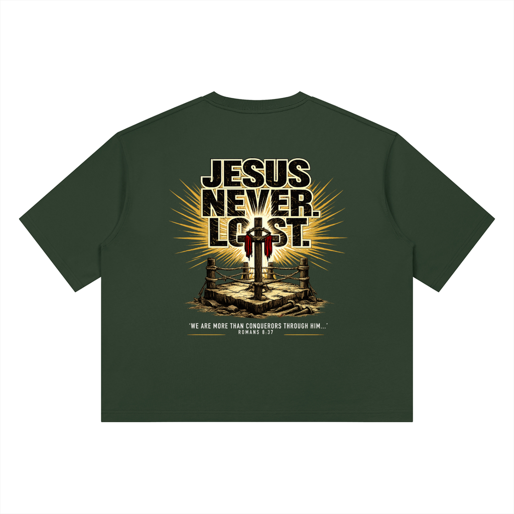 4GVIN ( Jesus Never ) Unisex Heavyweight Boxy T-Shirt