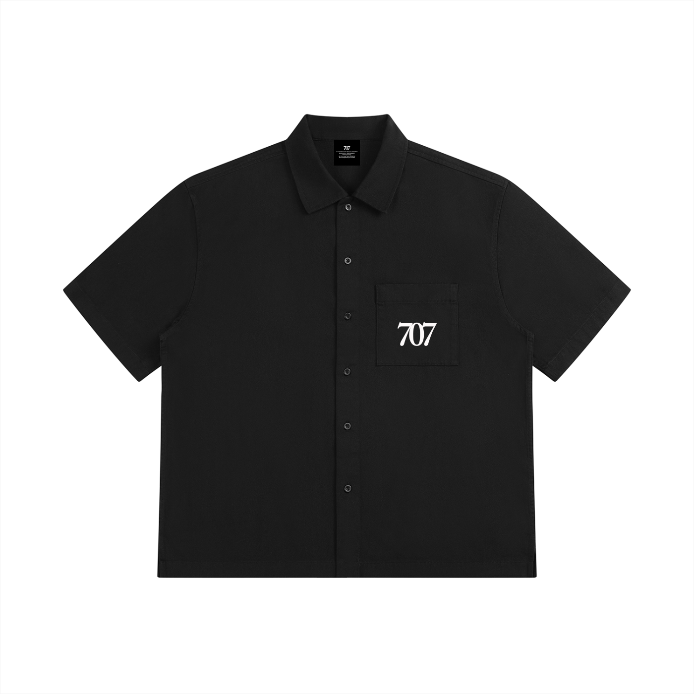 4GVIN Unisex Boxy Patch Pocket Short Sleeve Shirt