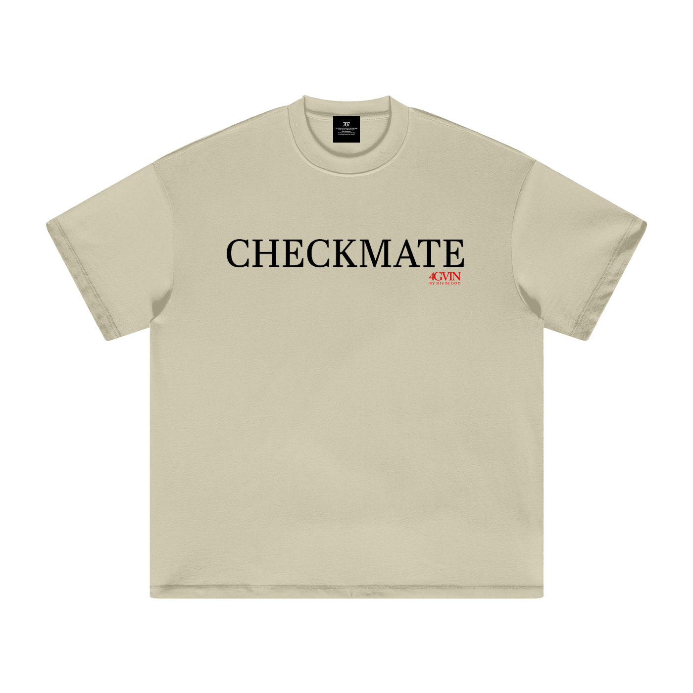 4GVIN ( Checkmate ) Heavyweight Tone T-Shirt