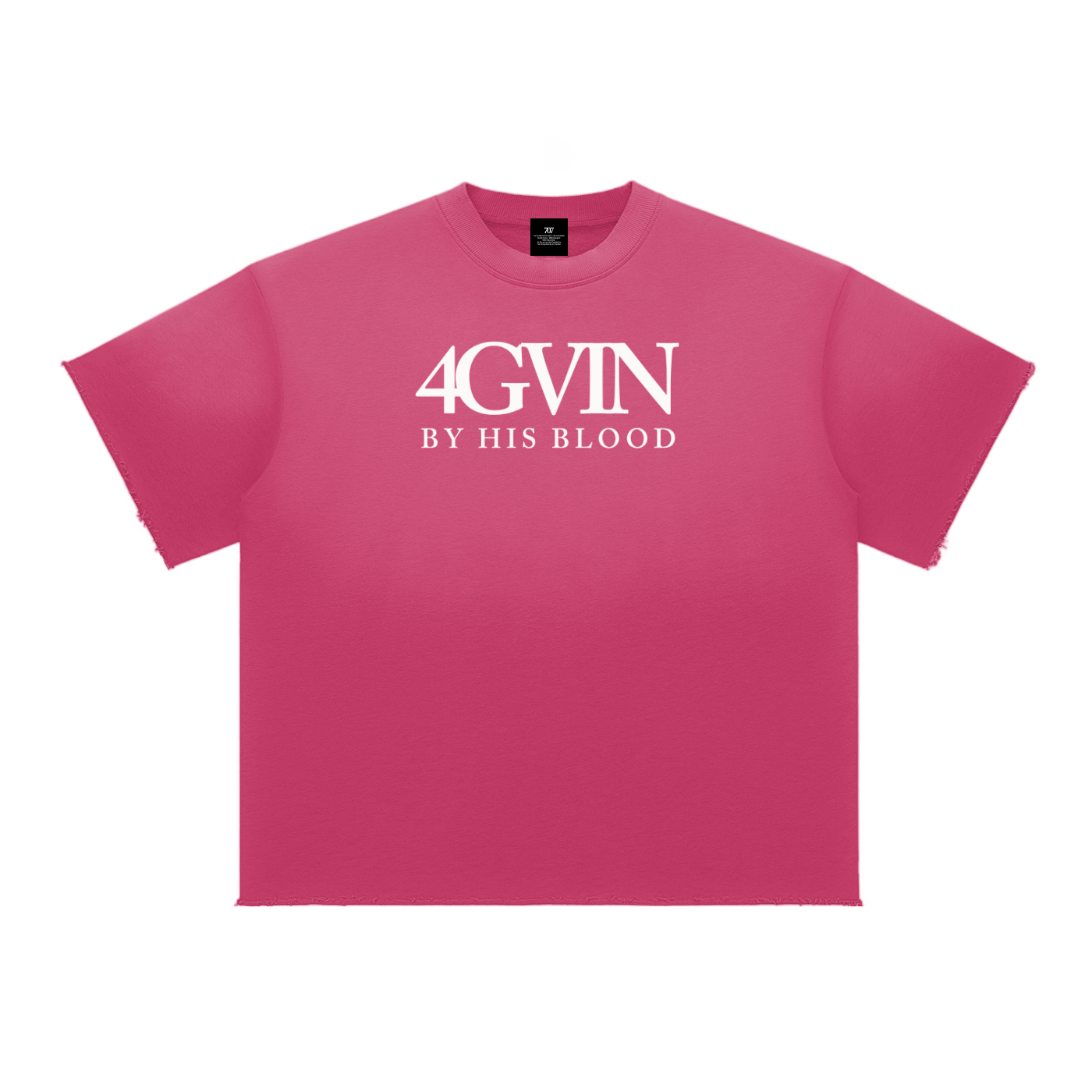 4GVIN Black "Jesus Is King" Graphic Tee