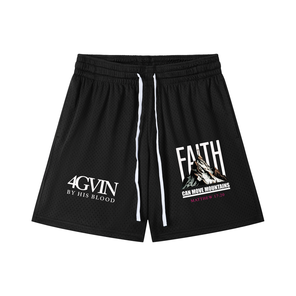 4GVIN ( Faith ) Mesh Drawstring Shorts