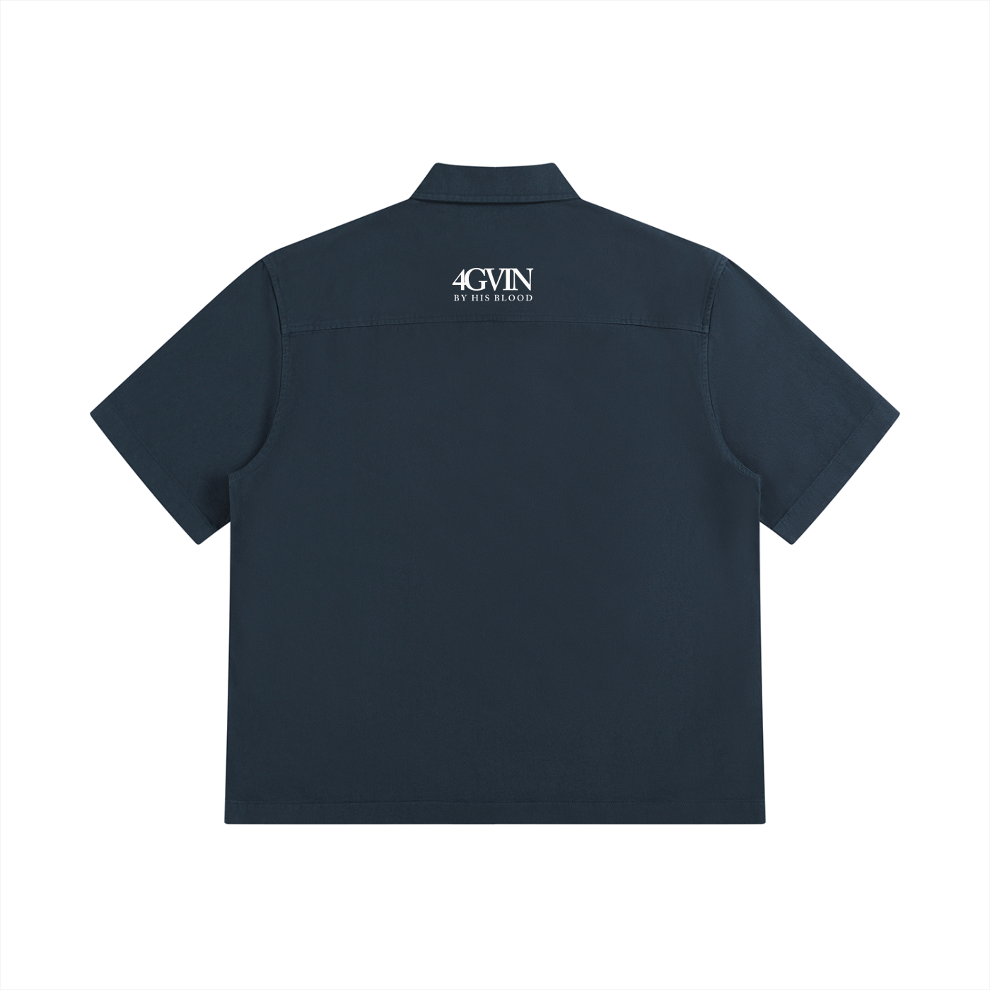 4GVIN Unisex Boxy Patch Pocket Short Sleeve Shirt