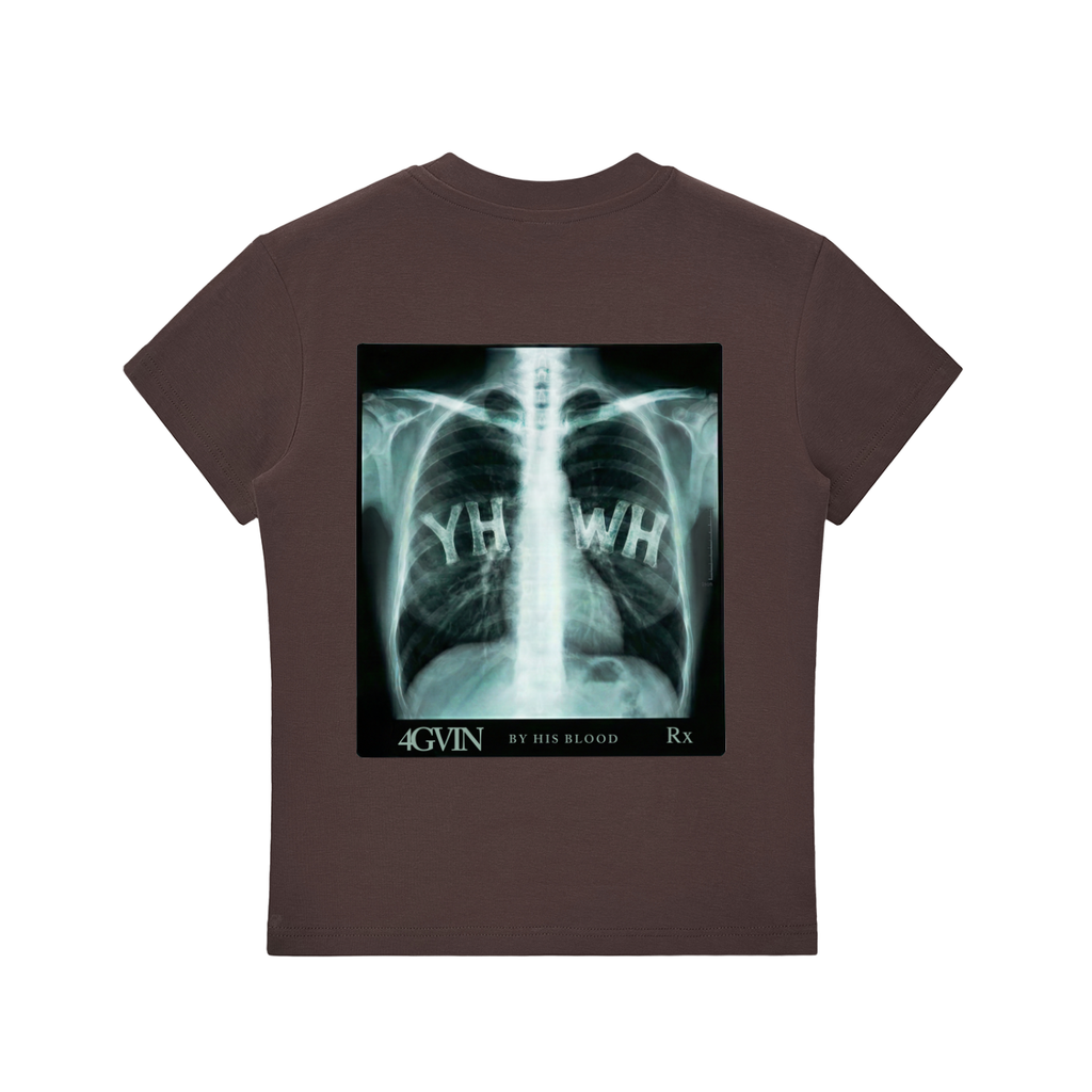 4GVIN "Breath of Life" Girls Essential Bodycon Crewneck T-Shirt