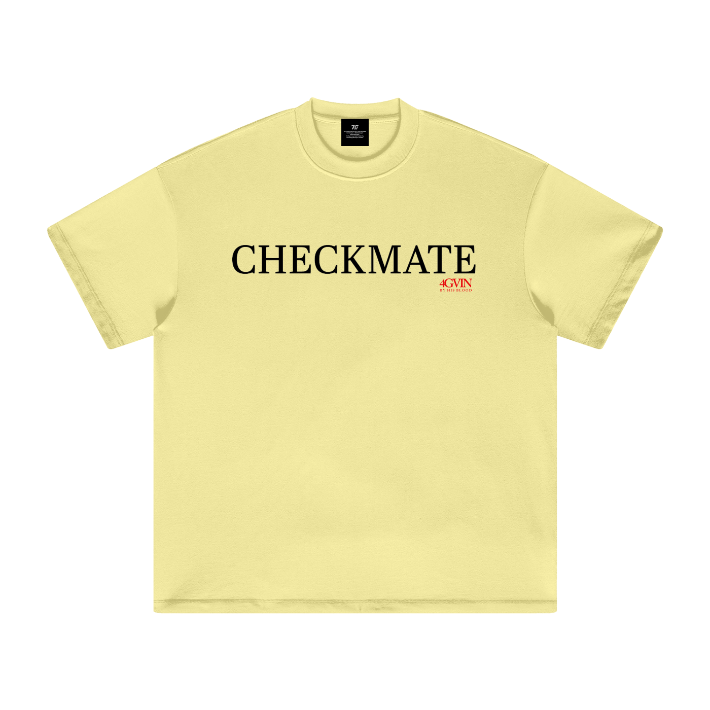 4GVIN ( Checkmate ) Heavyweight Tone T-Shirt