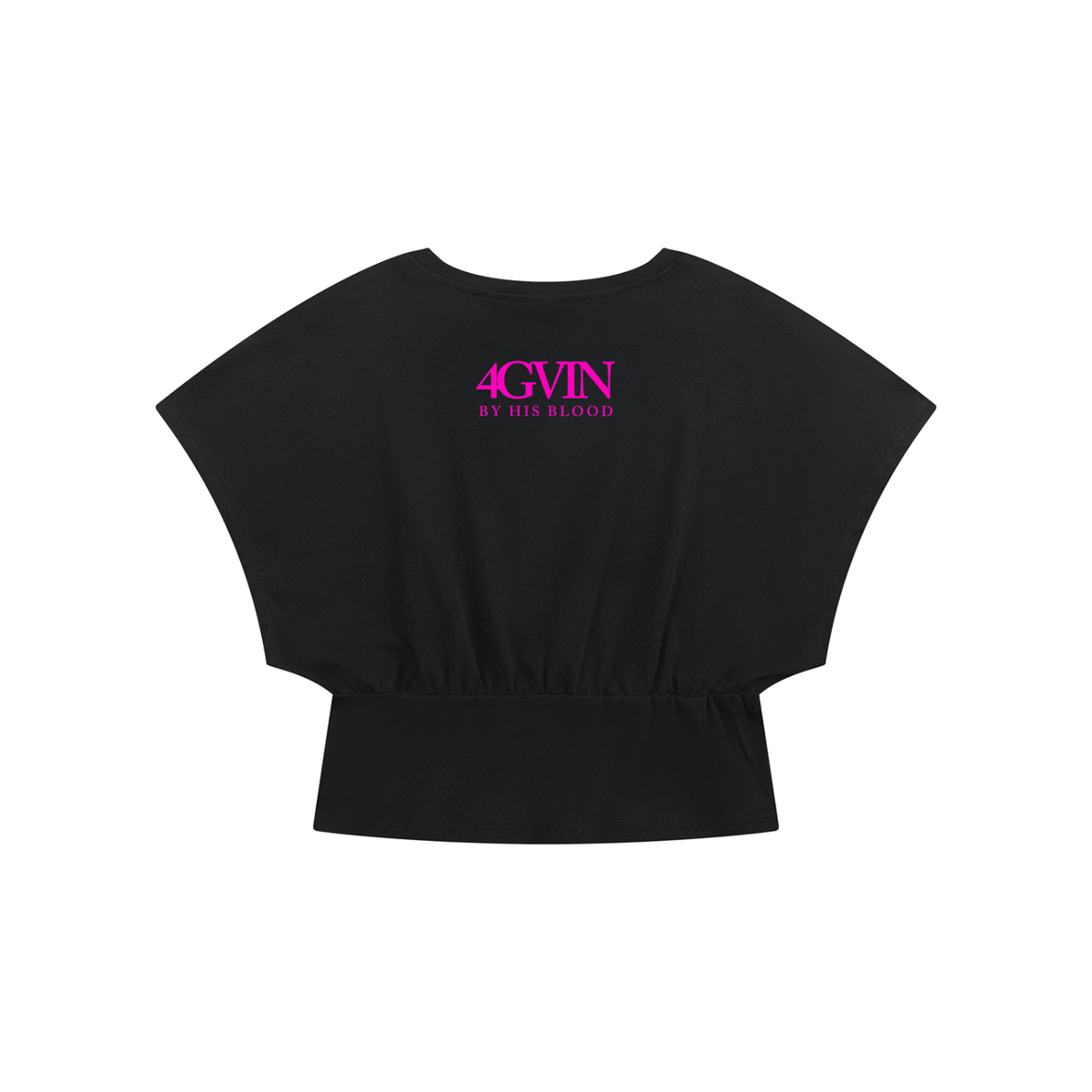 4GVIN Women’s Crop Dolman T-Shirt