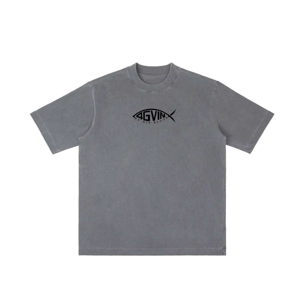 4GVIN ( Too Far ) Wash Drop Shoulder T-shirt