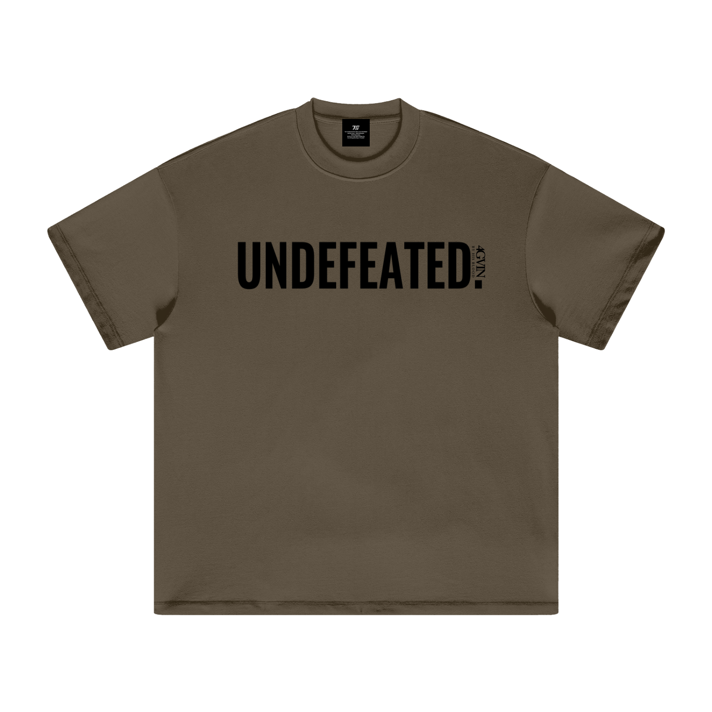 4GVIN ( Jesus Never )  Earth Tone T-Shirt