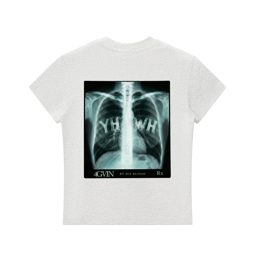 4GVIN "Breath of Life" Girls Essential Bodycon Crewneck T-Shirt