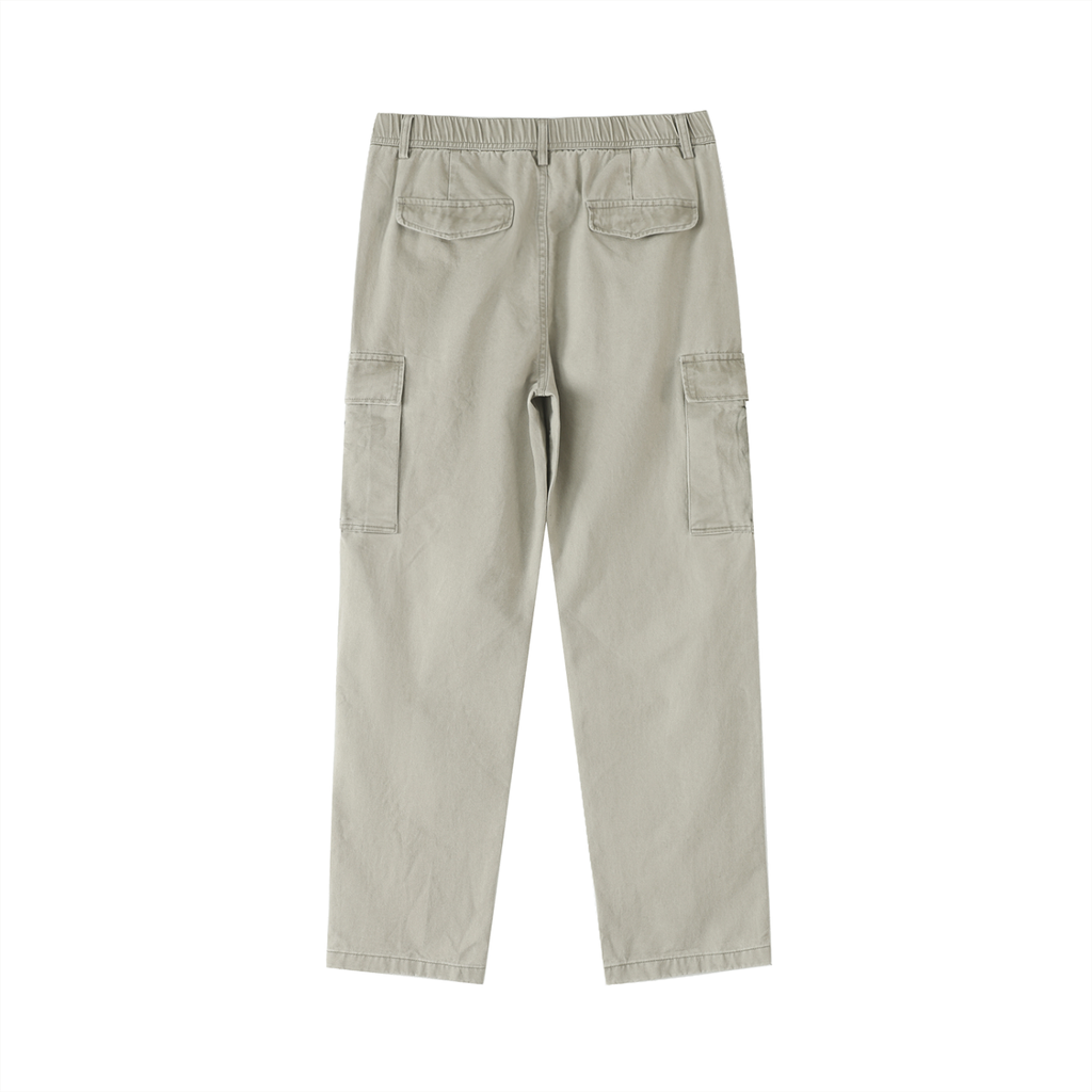 4GVIN Cotton Elastic-Waist Cargo Pants