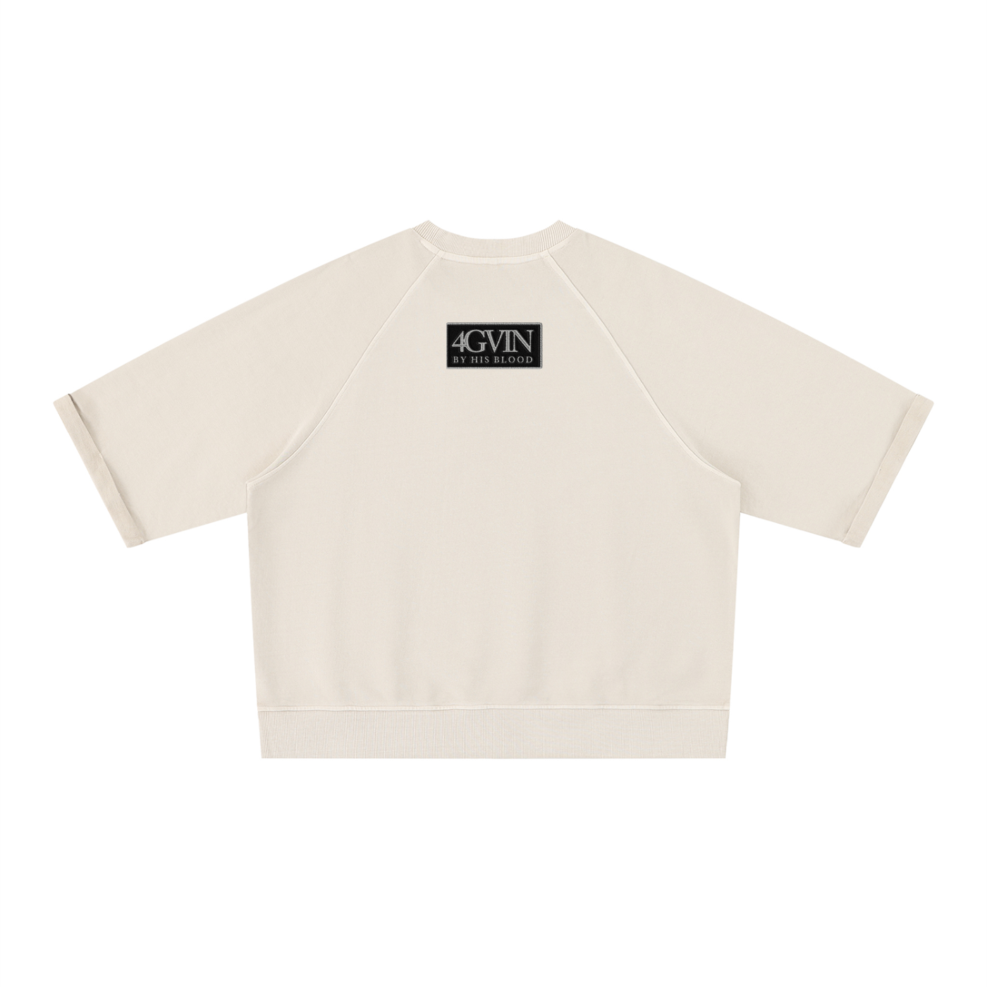 4GVIN ( Parcho ) Unisex Vintage Wash Boxy Short Sleeve Sweatshirt