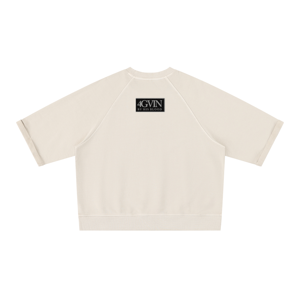 4GVIN ( Parcho ) Unisex Vintage Wash Boxy Short Sleeve Sweatshirt
