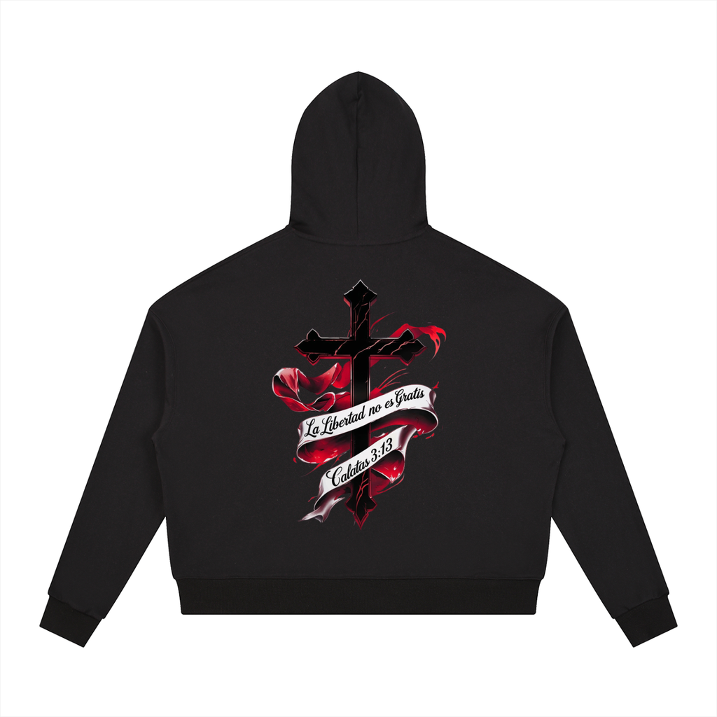 Black & Red "4GVIN" Hoodie