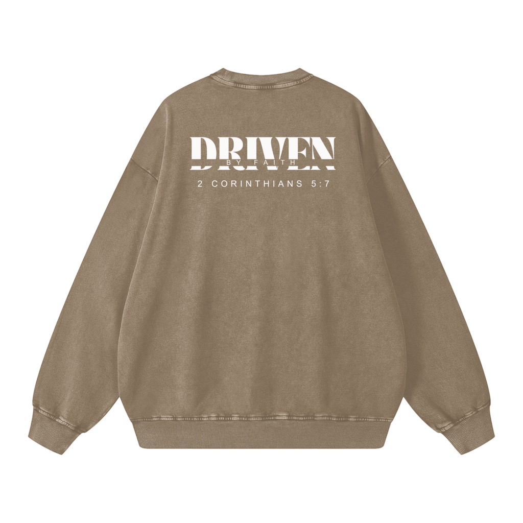 Snow Washed Oversized Sweatshirt