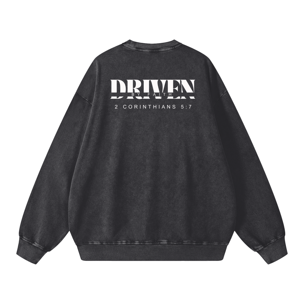 Snow Washed Oversized Sweatshirt