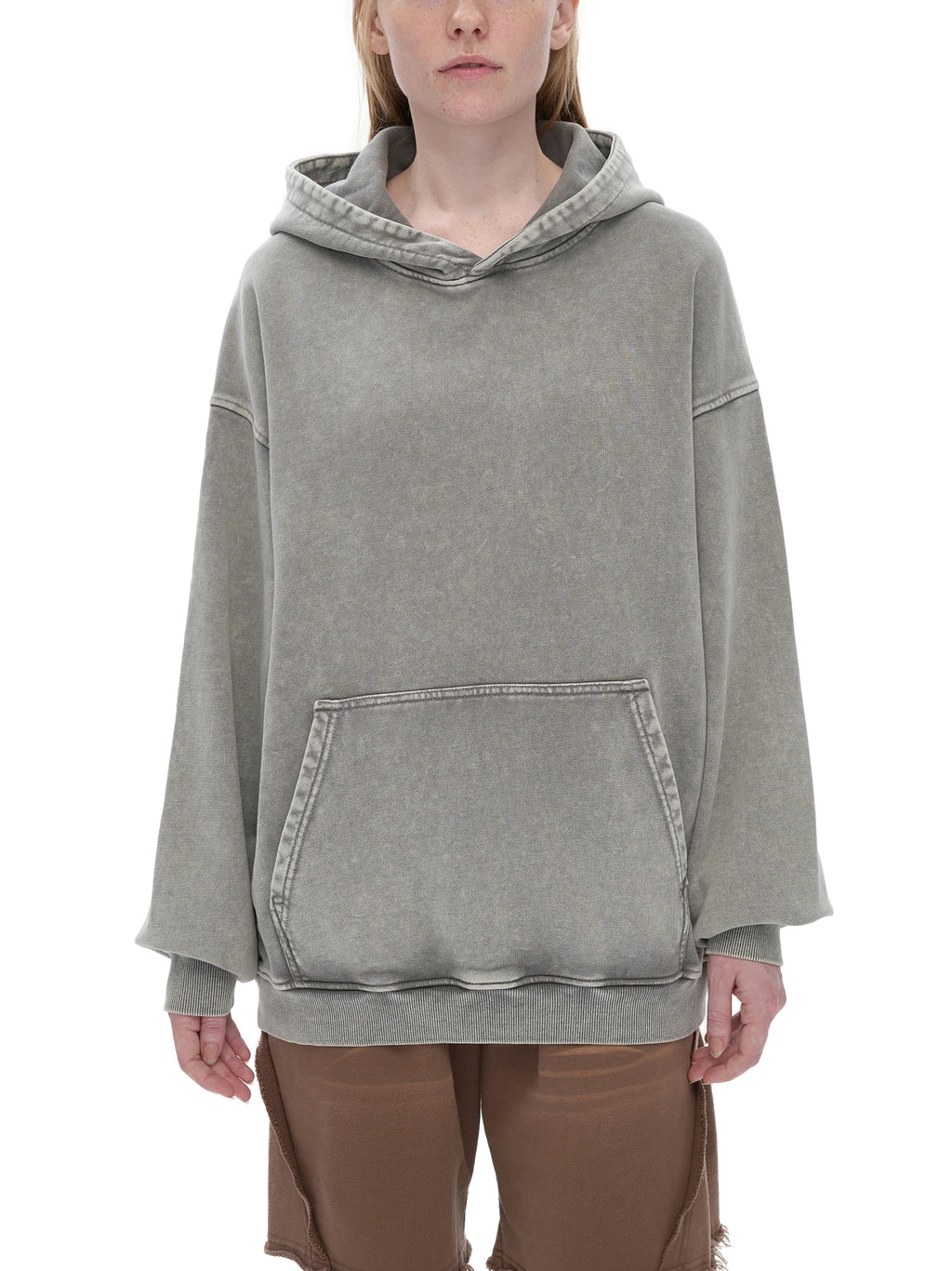 4GVIN ( 5 Panes ) Snow Washed Loose Cotton Hoodie