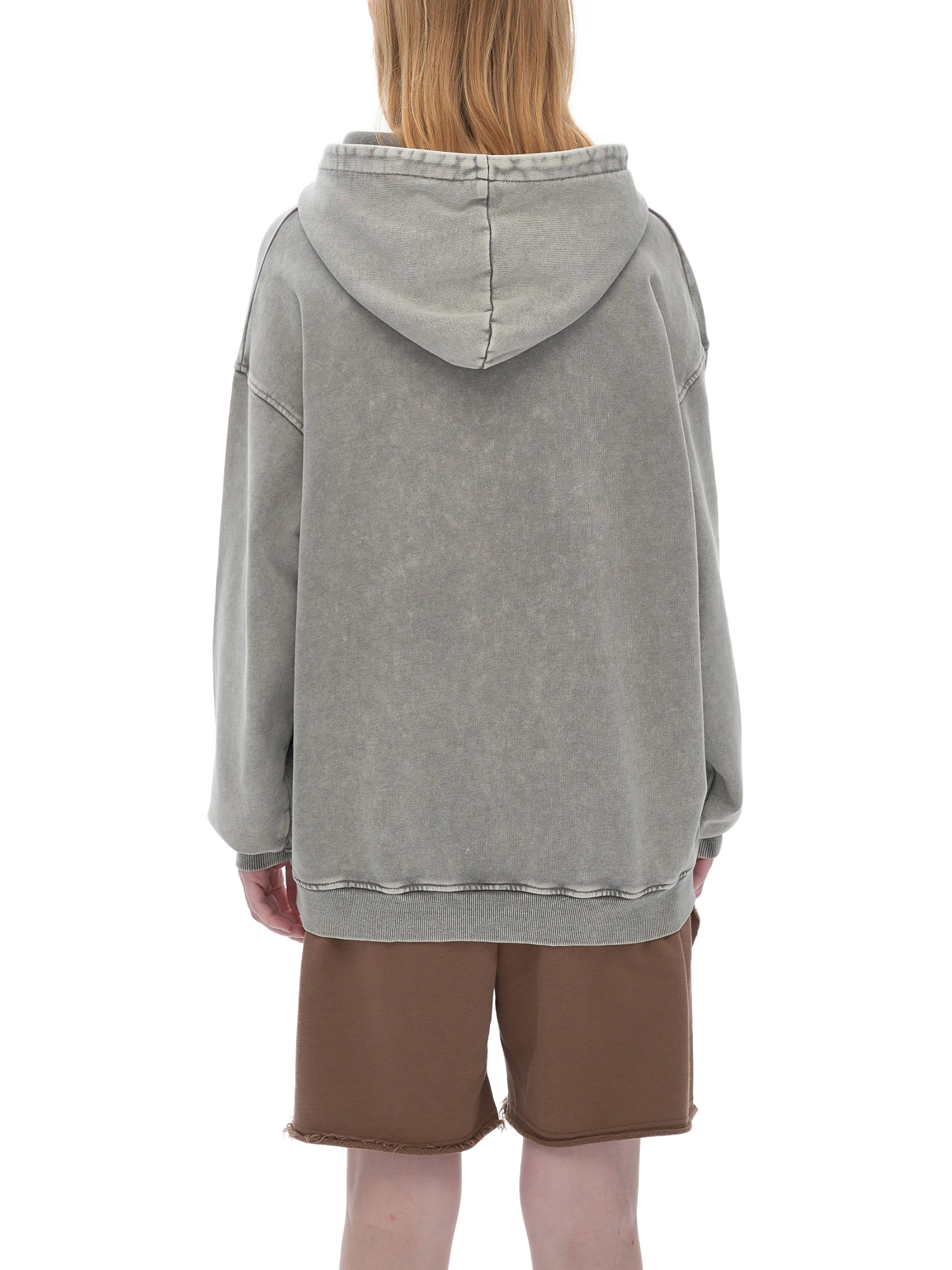 4GVIN ( 5 Panes ) Snow Washed Loose Cotton Hoodie