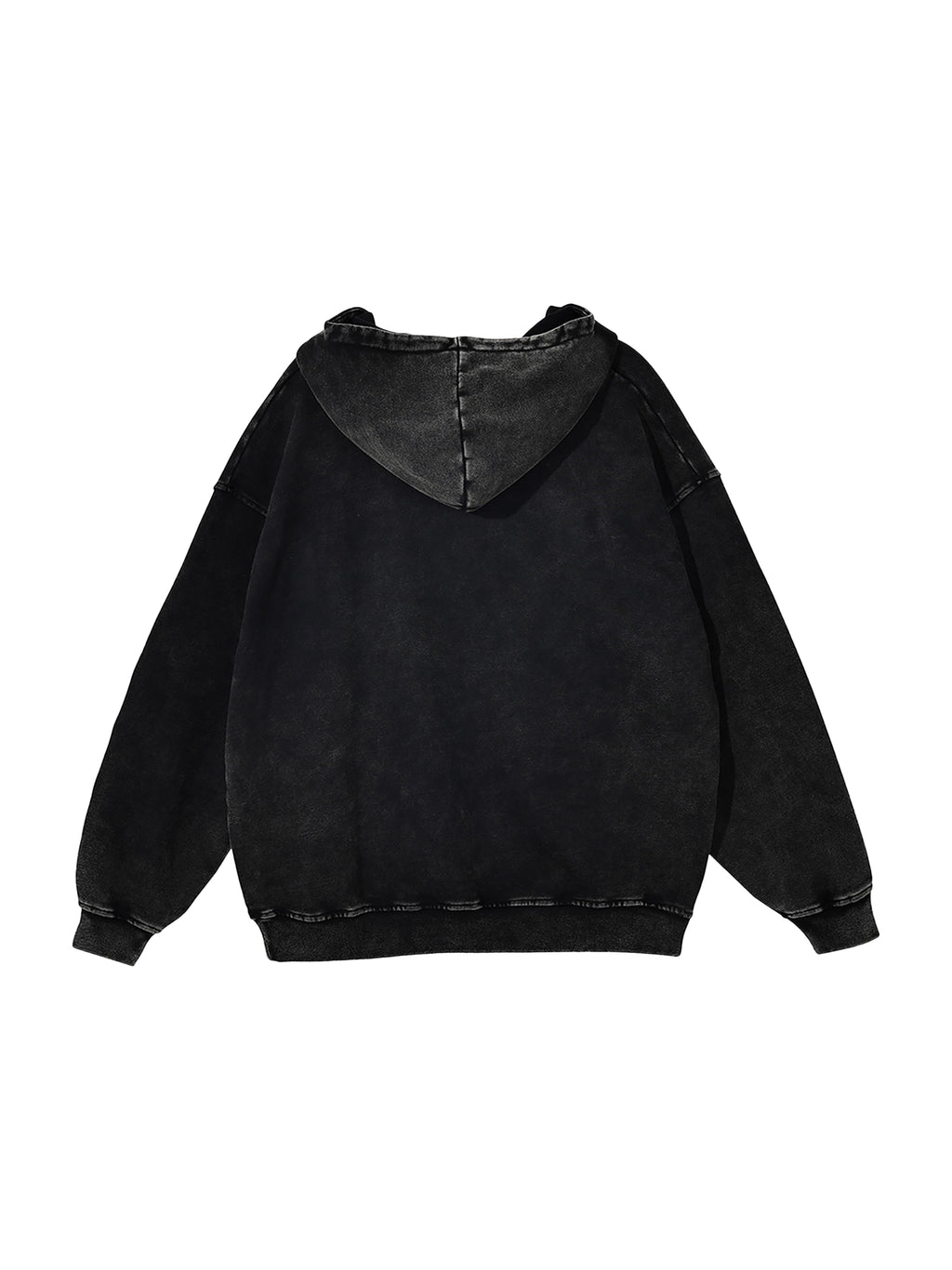 4GVIN ( 5 Panes ) Snow Washed Loose Cotton Hoodie