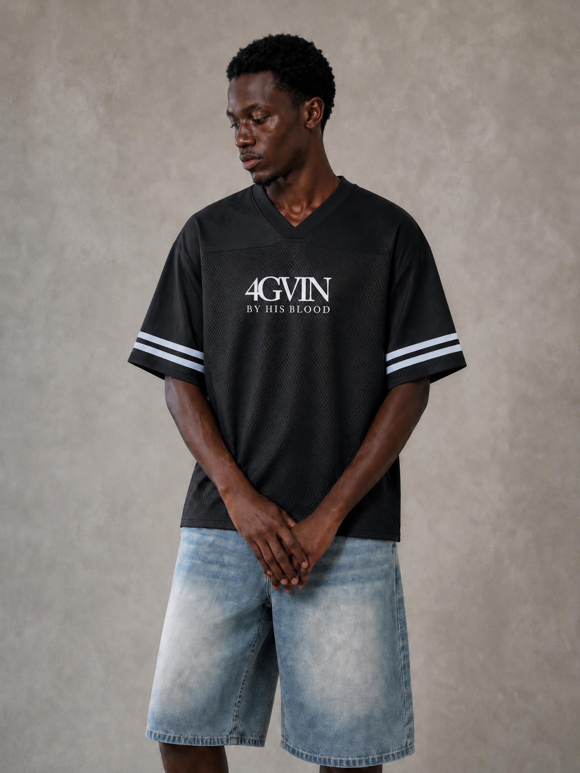 4GVIN ( 5 Panes )  Mesh T-Shirt