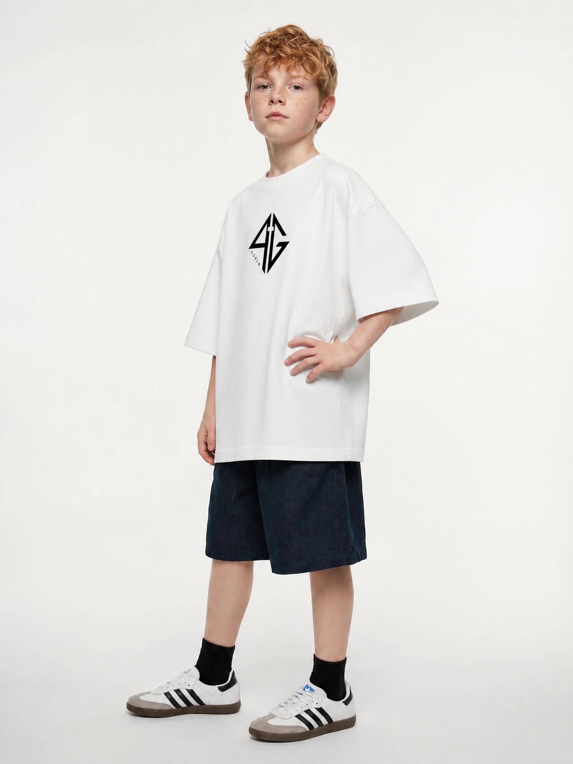 4GVIN ( 5 Panes ) Cotton Essential Kids T-Shirt